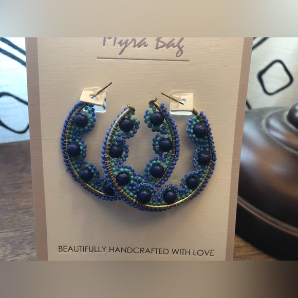 NWT Myra blue earrings - Picture 6 of 6